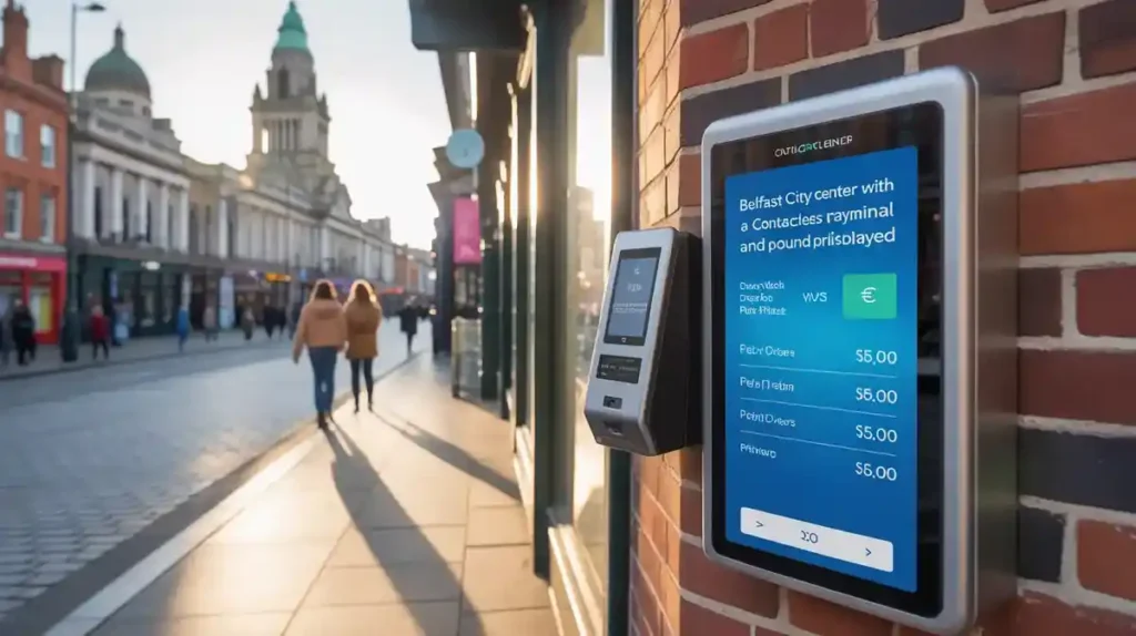 Belfast shops using pounds with contactless payment in 2025
