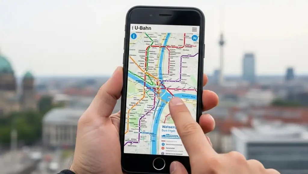 Planning Berlin public transport and boat routes for sightseeing