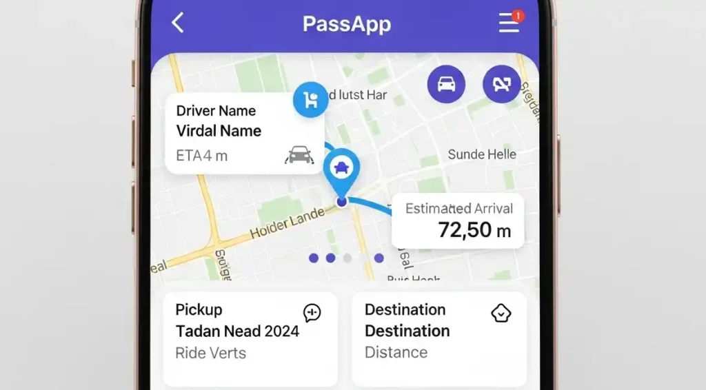 PassApp real-time tracking feature