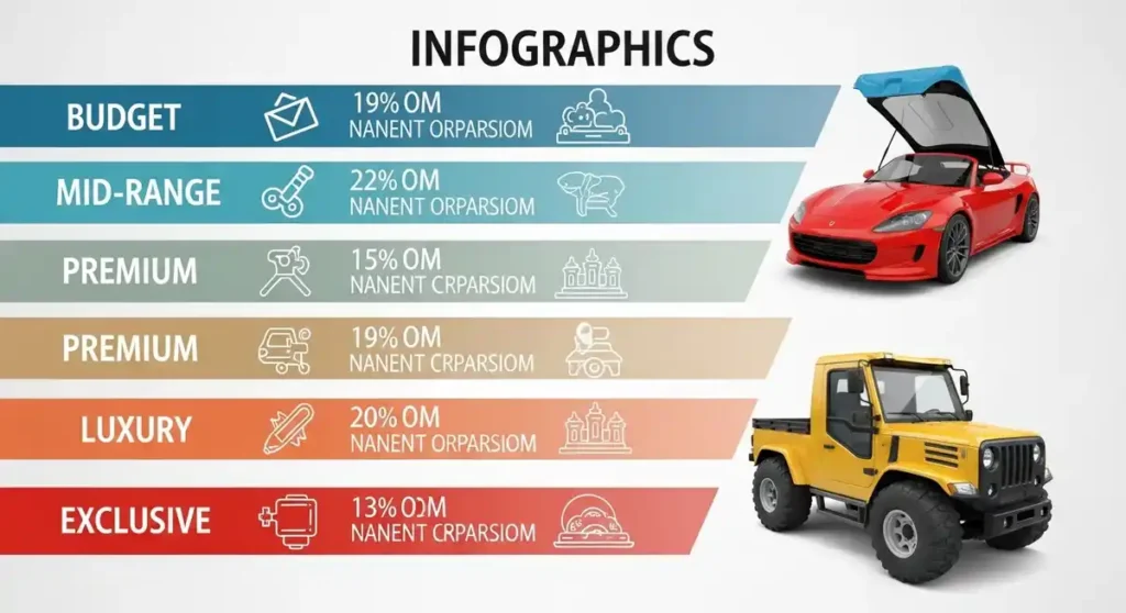 Price range infographic for Budapest river cruises in 2025
